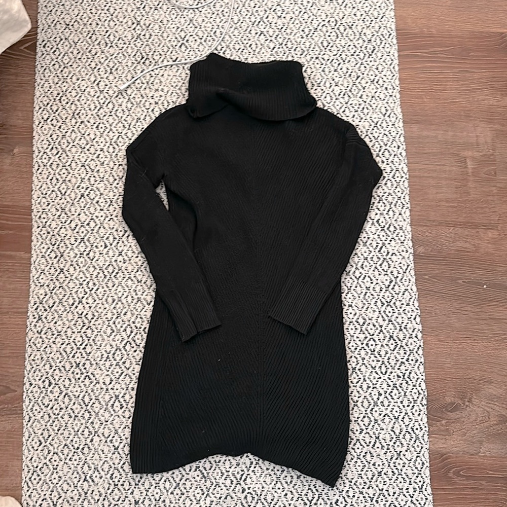 Turtleneck sweater dress